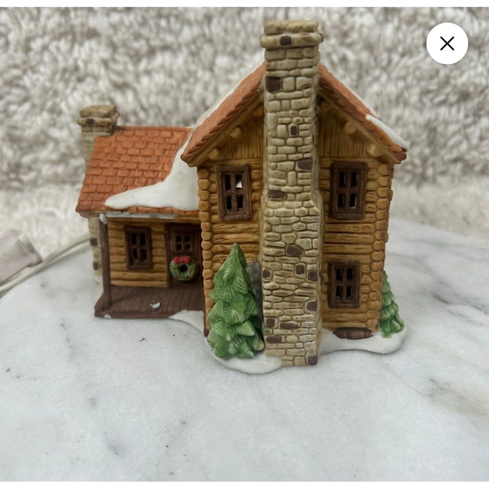 Heritage Village Collection New England Village Series Timber Knoll Log‎ Cabin